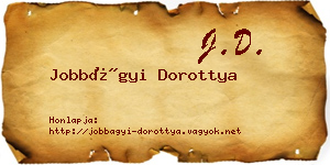 Jobbágyi Dorottya névjegykártya